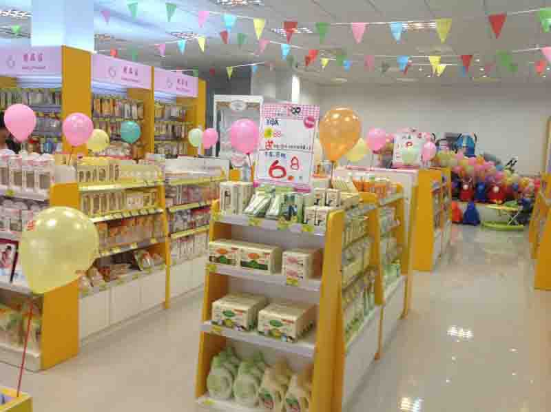 成都嬰幼兒用品店展示柜臺(tái) 工廠量身定制，打造品牌專屬形象